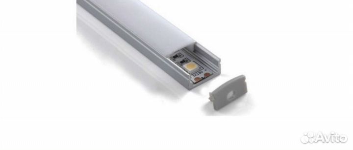 Чёрный профиль для светодиодной ленты