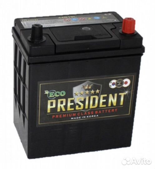 Аккумулятор ECO president 6ст-42 (44B19L) о.п