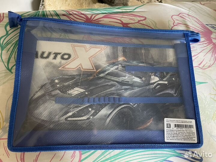 Пенал школьный, папки предметные