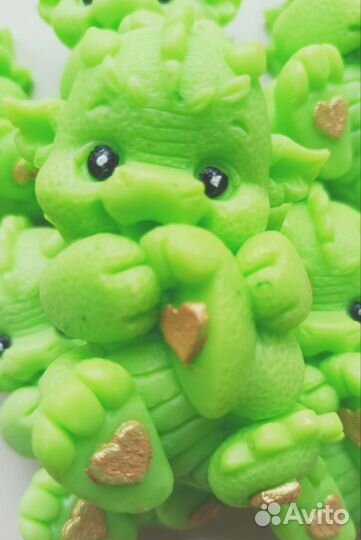 Мыло ручной работы - дракон. Подарок на новый год