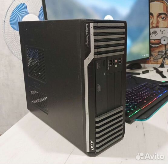 Корпус mATX Acer Veriton с бп + Win 10Pro