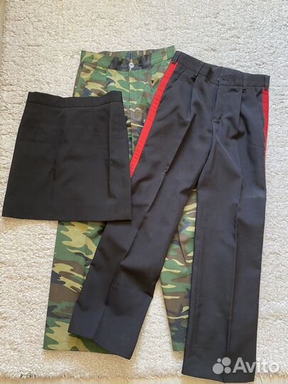 Кадетская форма (брюки, кителя, рубашки)