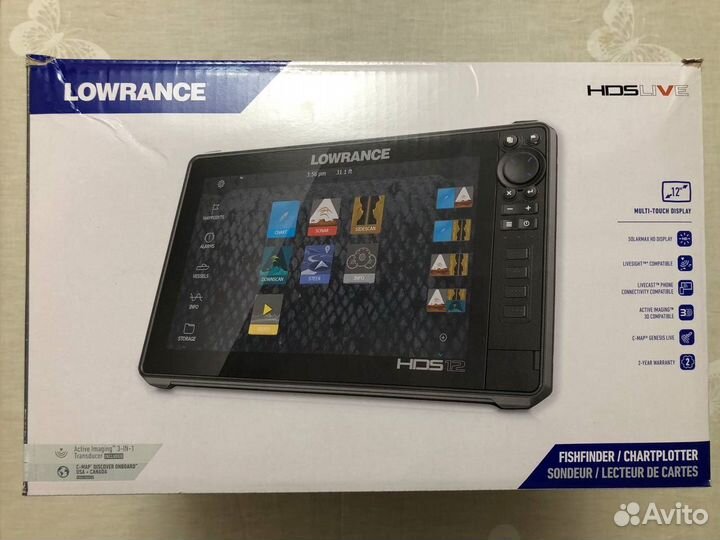 Эхолот Lowrance HDS 12 live c Active imaging 3in1