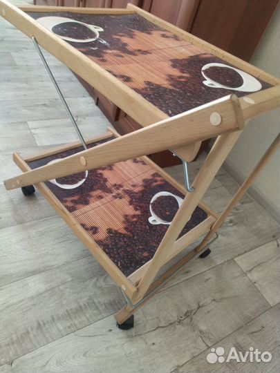 Туристический столик на колесиках складной бу