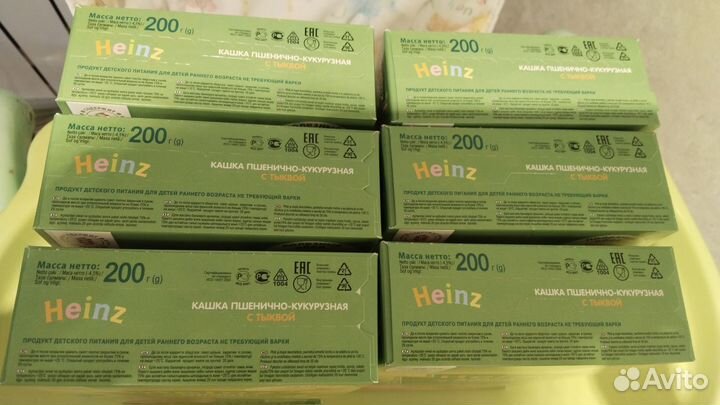 Каша Heinz безмолочная пшенично- кукурузная