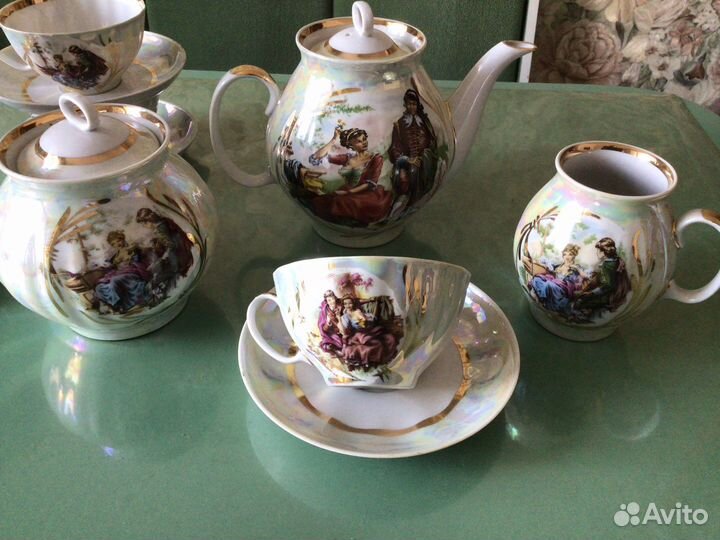 Сервиз чайный 15 предметов Дулево
