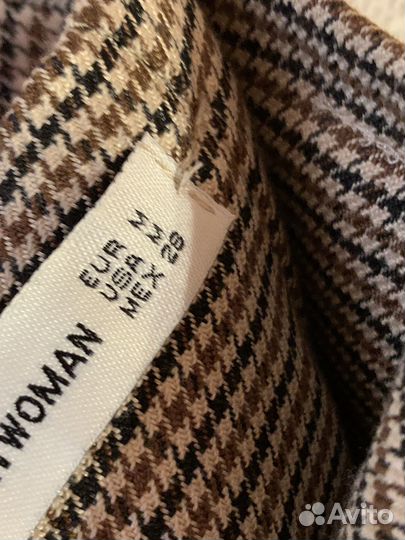 Юбка в клетку длинная