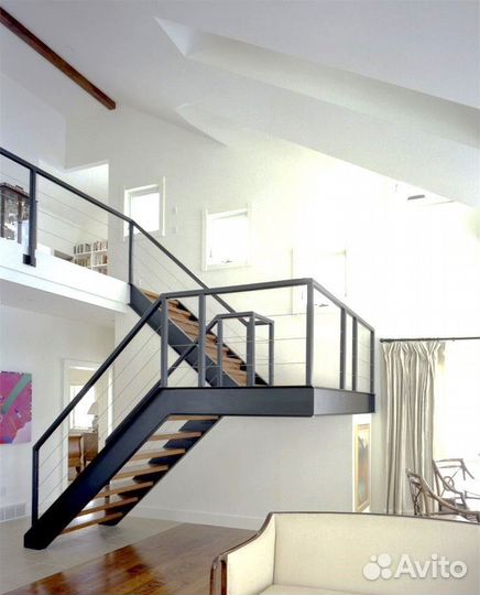 Лестницы, ограждения для антресольного этажа