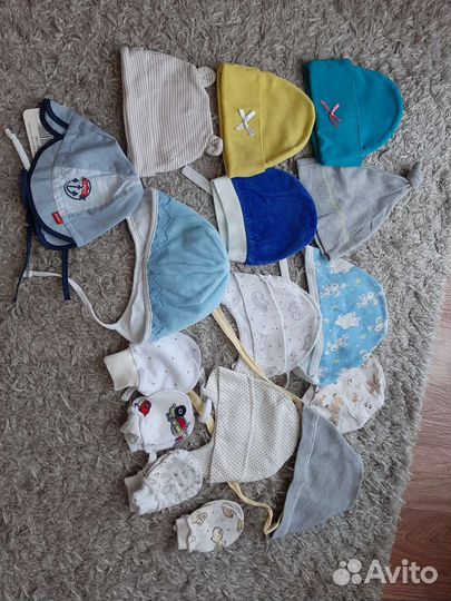 Шапочки чепчики