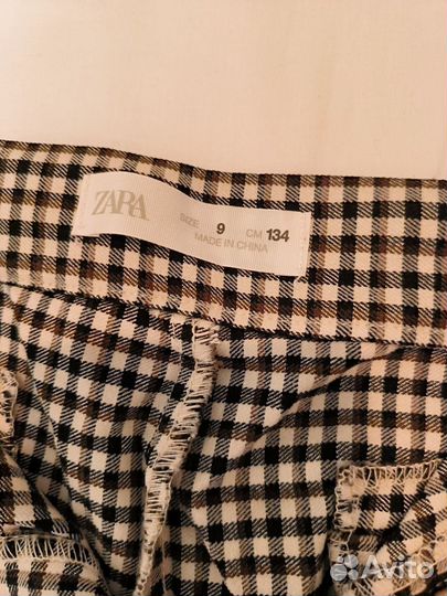 Брюки-клеш на девочку zara 134