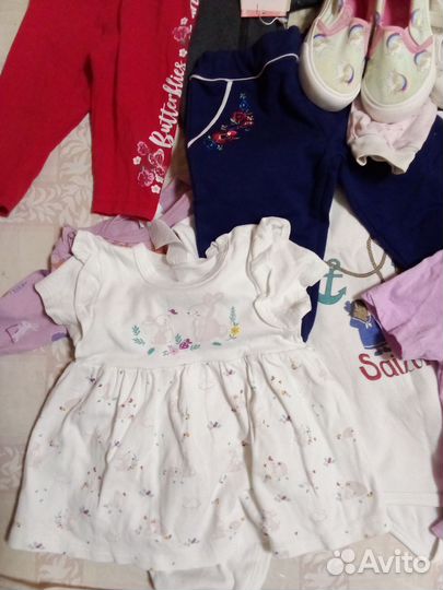 22 вещи пакетом для девочки 80-86