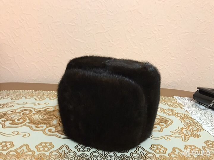 Норковая шапка мужская