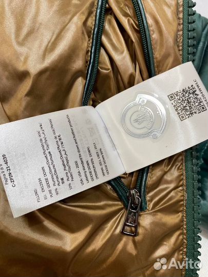 Пуховик Moncler глянцевый, эксклюзив