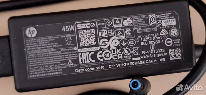 Блок питания HP 45W 19.5В -2,31А TPN-CA14 оригинал