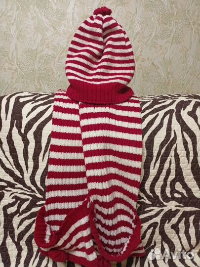 Комплект шапка и шарф
