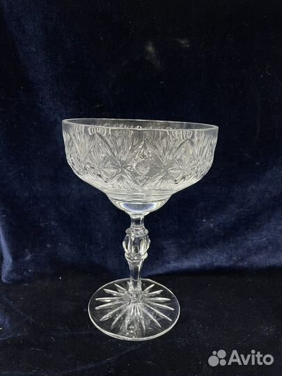 Хрустальная ваза конфетница СССР (Сзр)