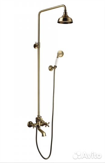 Смеситель Lemark Vintage LM2862B для ванны и душа