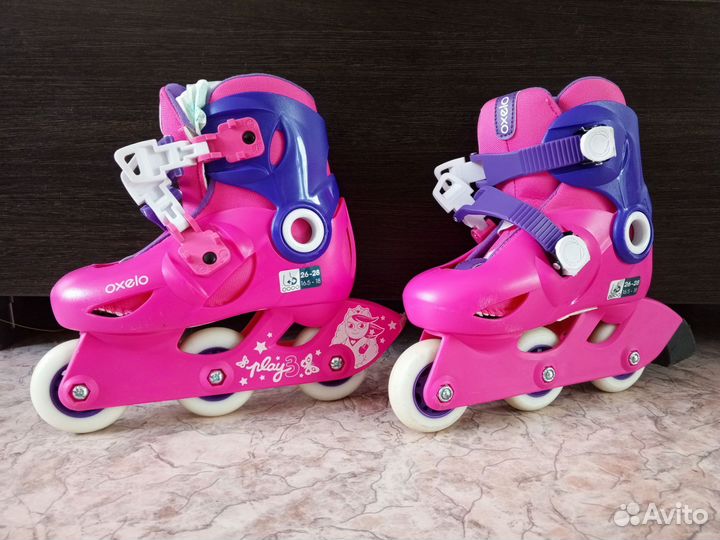 Роликовые коньки размер 26-28