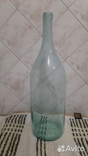 Бутыль четверть царское стекло