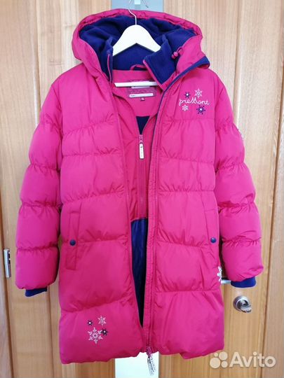 Пальто зимнее для девочки 146-152
