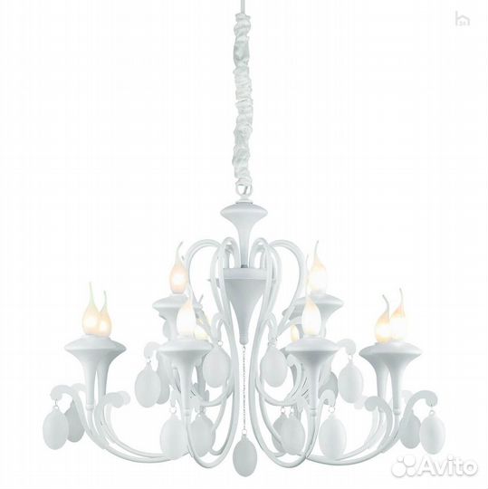 Подвесная люстра Arte Lamp Montmartre A3239LM-12WH