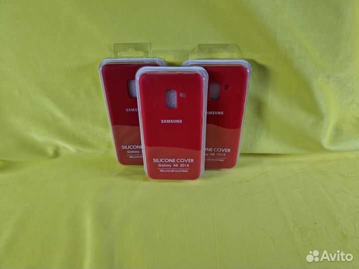 Чехол Samsung A8 2018 Silicone Case