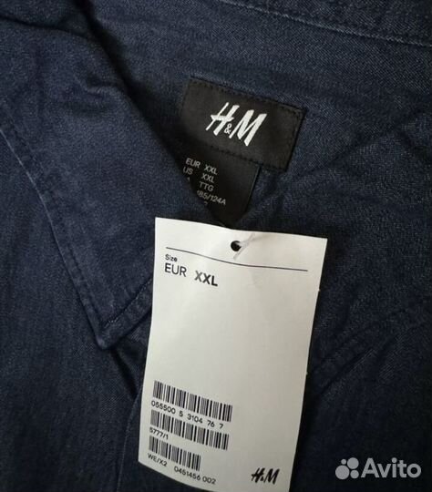 Рубашка мужская H&M новая