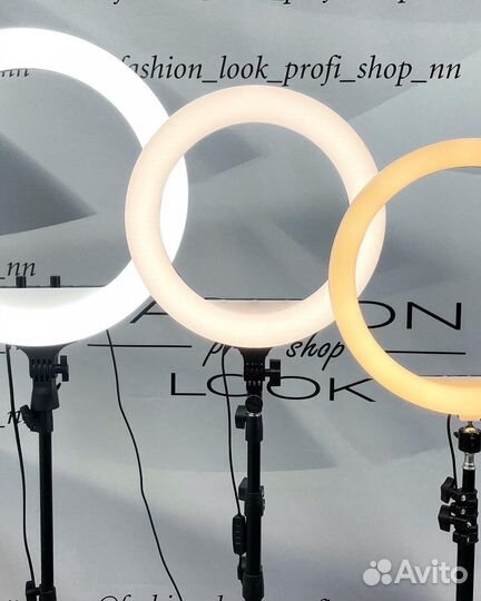 Лампа кольцевая RL-18/кольцо для селфи/ 45 см