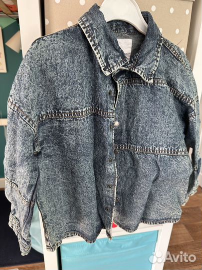 Джинсовая рубашка reserved