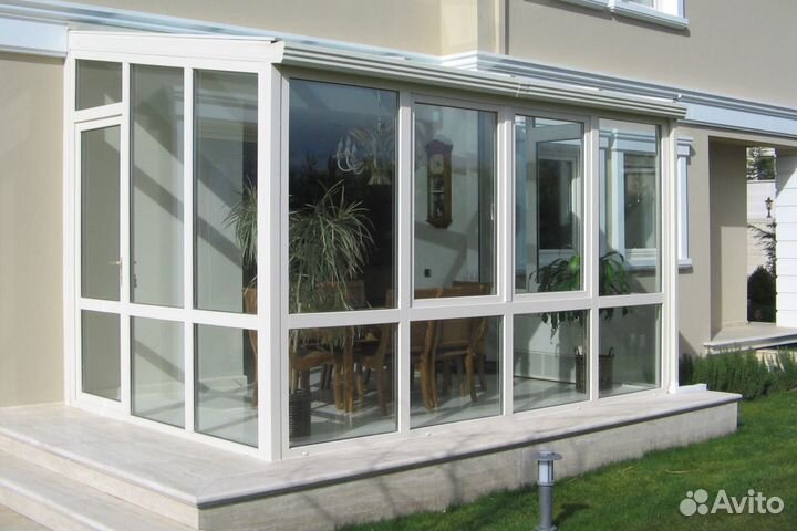 Остекление веранды под ключ