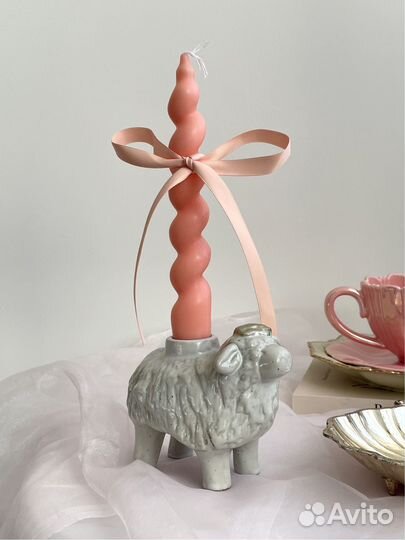 Подсвечник овечка