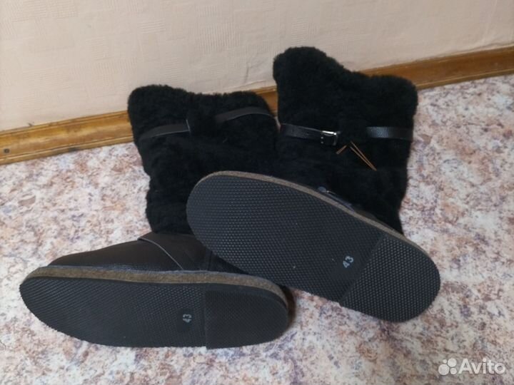 Унты новые меховые мужские 43