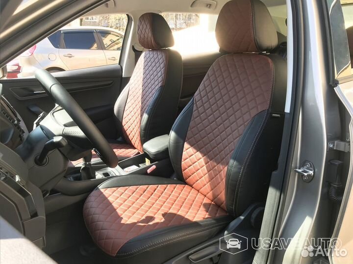 Автомобильные чехлы Автопилот из экокожи