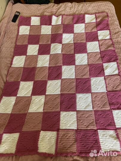 Плед вязаный