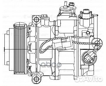 Компрессор кондиционера (запчасть) lcac10144 luzar