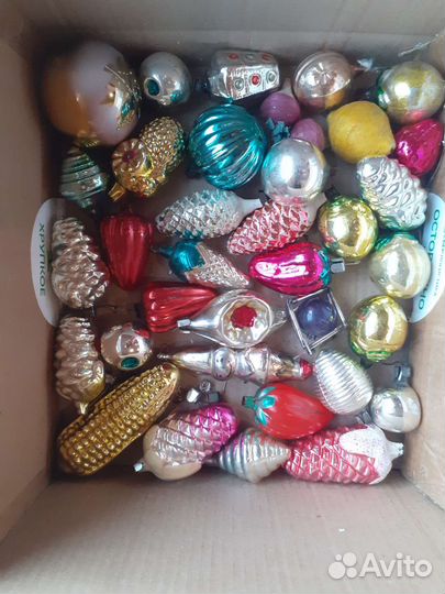 Елочные игрушки СССР