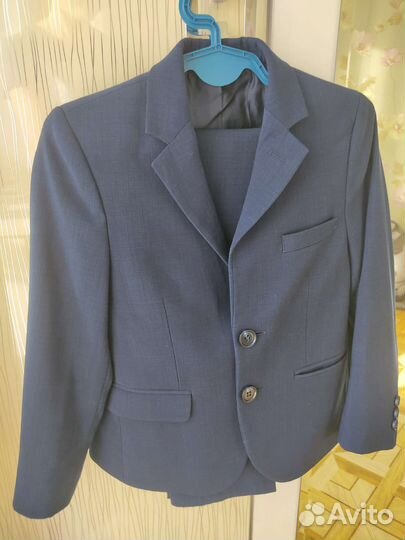 Школьный костюм для мальчика 122 128 синий