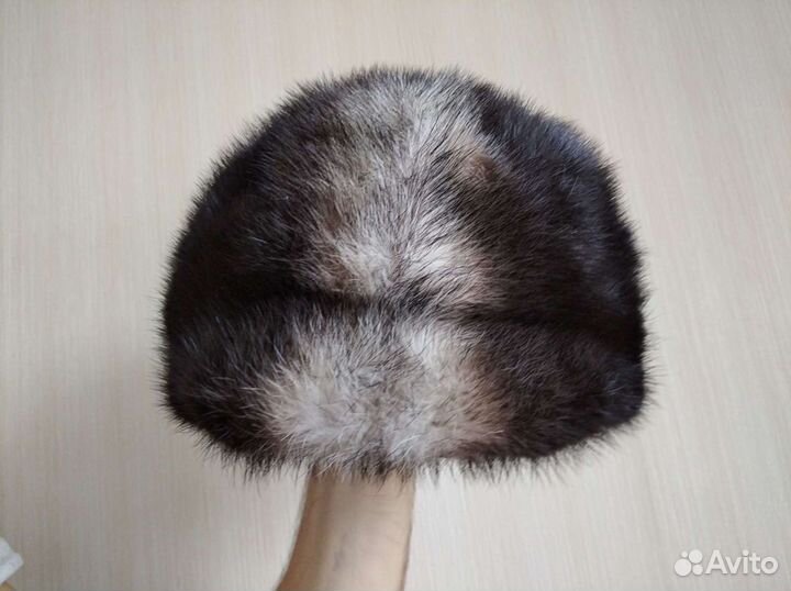 Норковая Шапка с козырьком