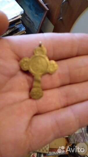 Старинный крест распятие