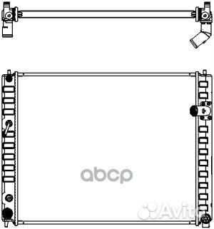 Радиатор системы охлаждения 32518501 Sakura