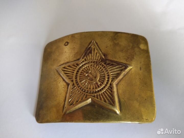 Пряжка пряга военная на ремень бляха