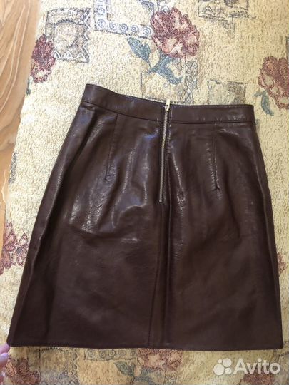 Кожаная юбка Zara