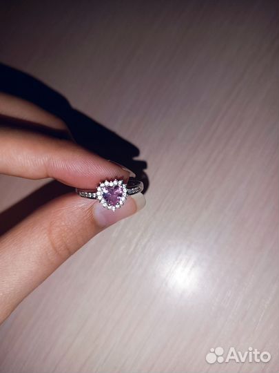 Комплект пандора кольцо и серьги