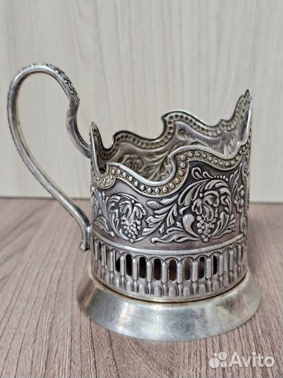 Подстаканник Космос. Кольчугинский завод. редкий