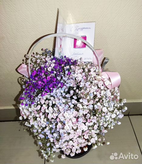 Букеты из гипсофилы Цветы Доставка