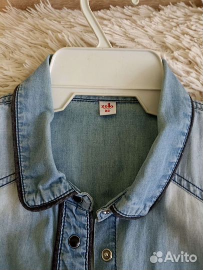 Джинсовая рубашка