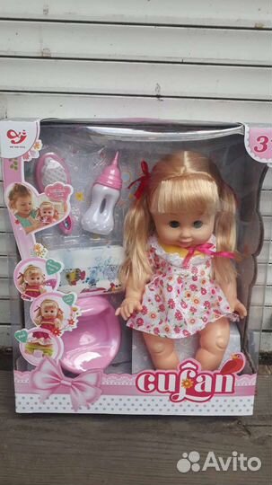 Кукла с горшком и озвучкой