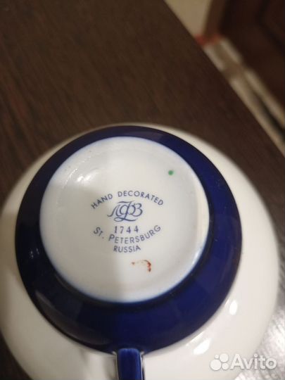 Чайная пара лфз cobalt