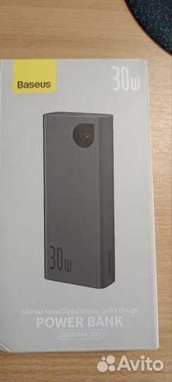 Внешний аккумулятор Baseus 20000mAh 30W(ppad030001