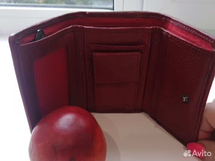 Кошелек женский натуральная кожа маленький